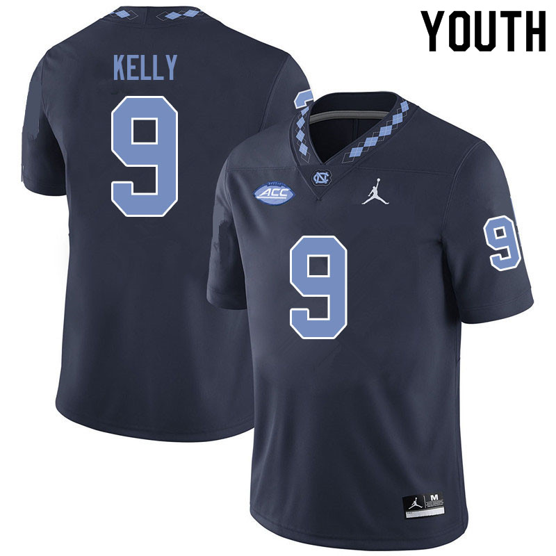 Jordan Brand Youth #9 Cam'Ron Kelly North Carolina Tar Heels College Football Jerseys Sale-Black